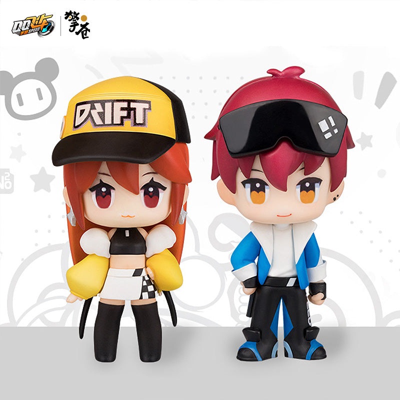 QQspeed Qing Cang Yongtai Bai and Orange Q version figure