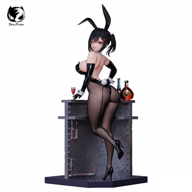 Bear Panda Asanagi Illustration Bunny Girl Rin 1/6 Scale Figure