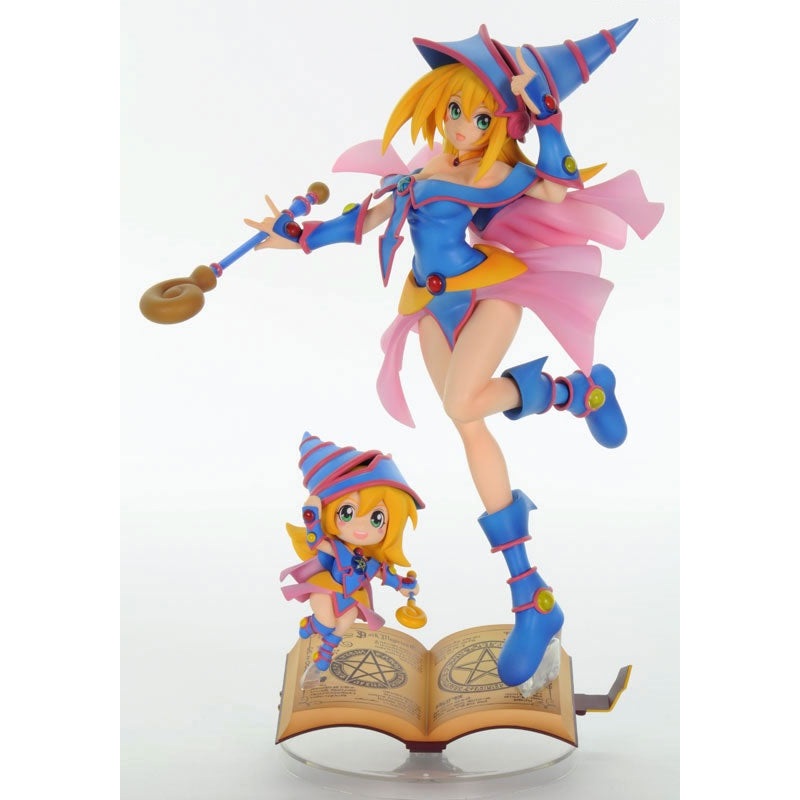 Yu-Gi-Oh! Duel Monsters – Dark Magician Girl with Chibi Buramaji Girl 1/8 Complete Figure