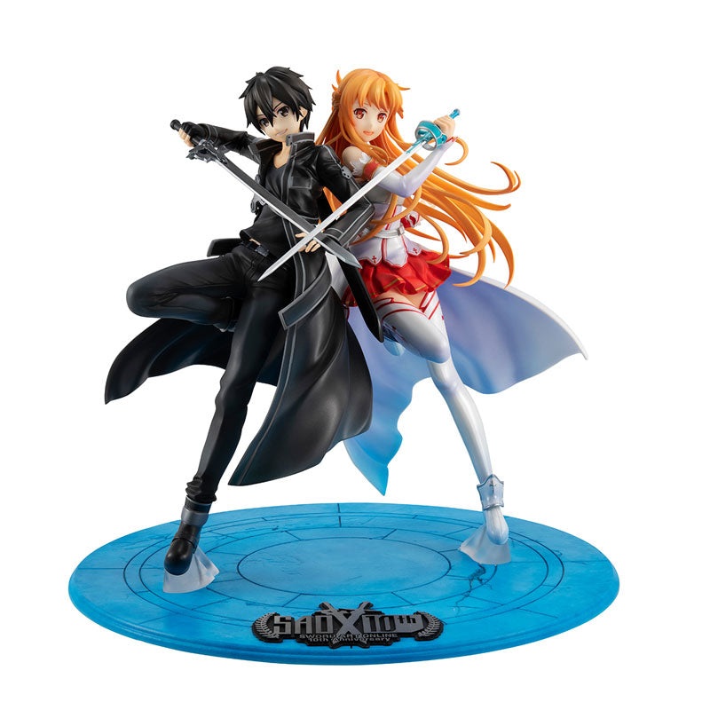 Lucrea Sword Art Online Kirito & Asuna SAO 10th Anniversary Complete Figures