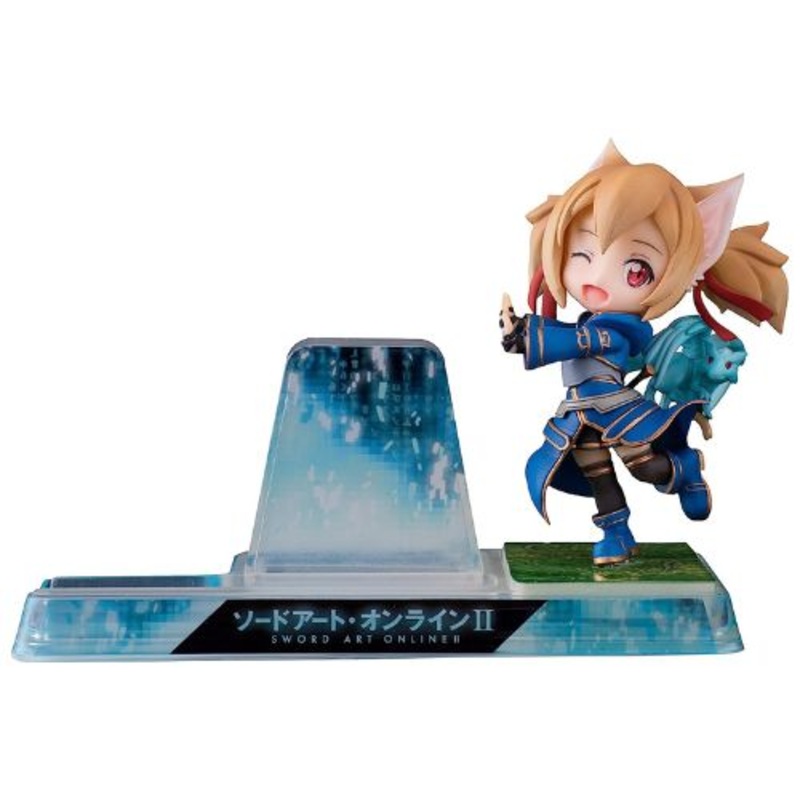 Smartphone Stand Bishoujo Character Collection No.09 Sword Art Online II – Silica Pre-painted Complete PVC Figure