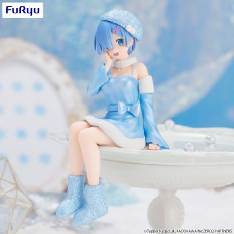 Re:Zero – Starting Life in Another World – Noodle Stopper Figure – Rem – Snow Princess Pearl Ver.