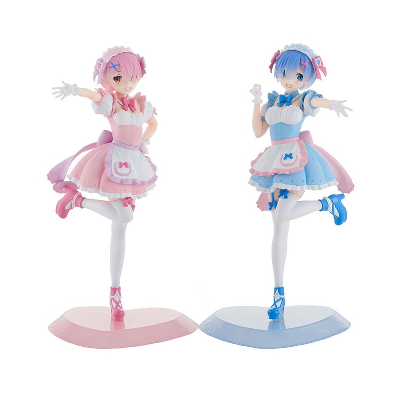 TENITOL “Re:Zero kara Hajimeru Isekai Seikatsu” Yumekawa Maid Rem & Ram Set With Bonus