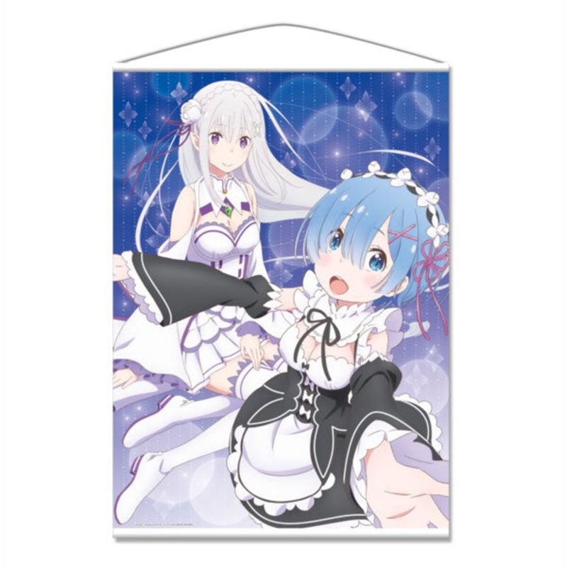 OVA Re:ZERO -Starting Life in Another World- Memory Snow B1 Wall Scroll A [Emilia & Rem]