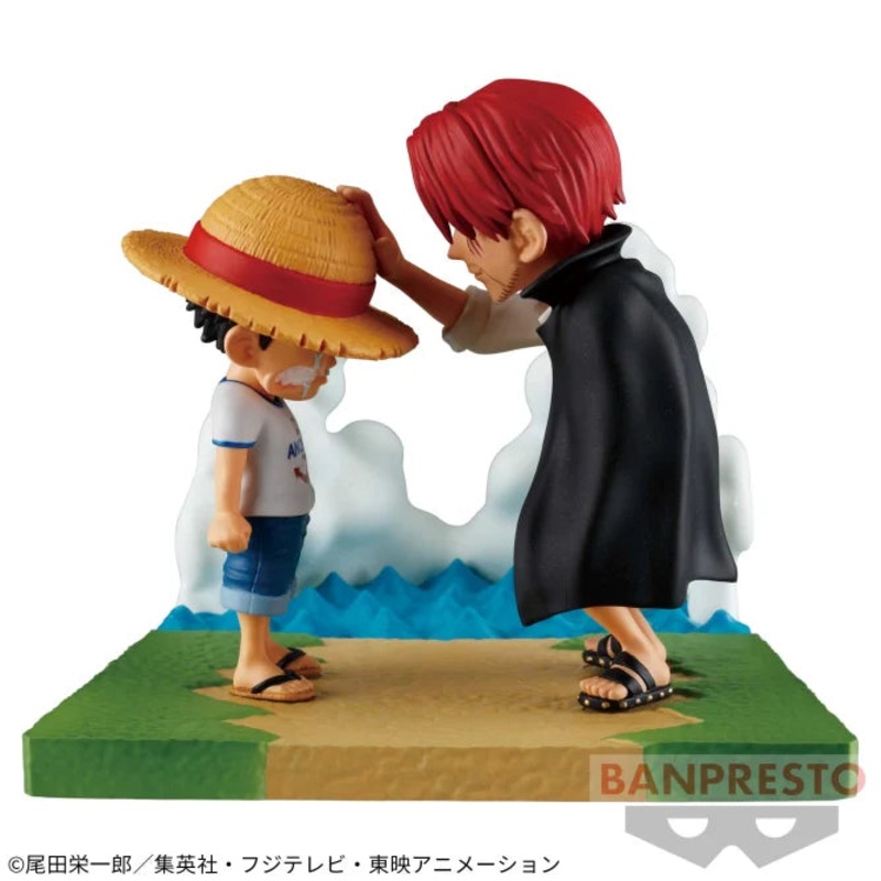 ONE PIECE World Collectible Figure Log Stories – Monkey D Luffy & Shanks –
