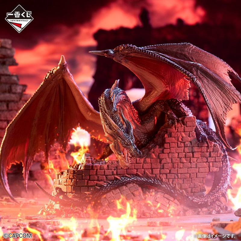 Monster Hunter 20th Anniversary – Black Fatalis Figure Metallic Color Ver. [Ichiban-Kuji Prize Last One] (Re-Released)