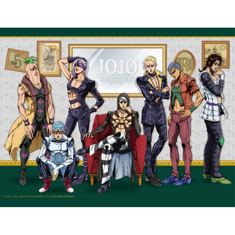 TV Anime “JoJo’s Bizarre Adventure Golden Wind” New Illustration B2 Wall Scroll “Hitman Team”