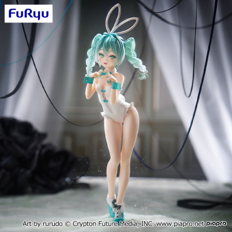 Hatsune Miku BiCute Bunnies Figure – rurudo White Ver.