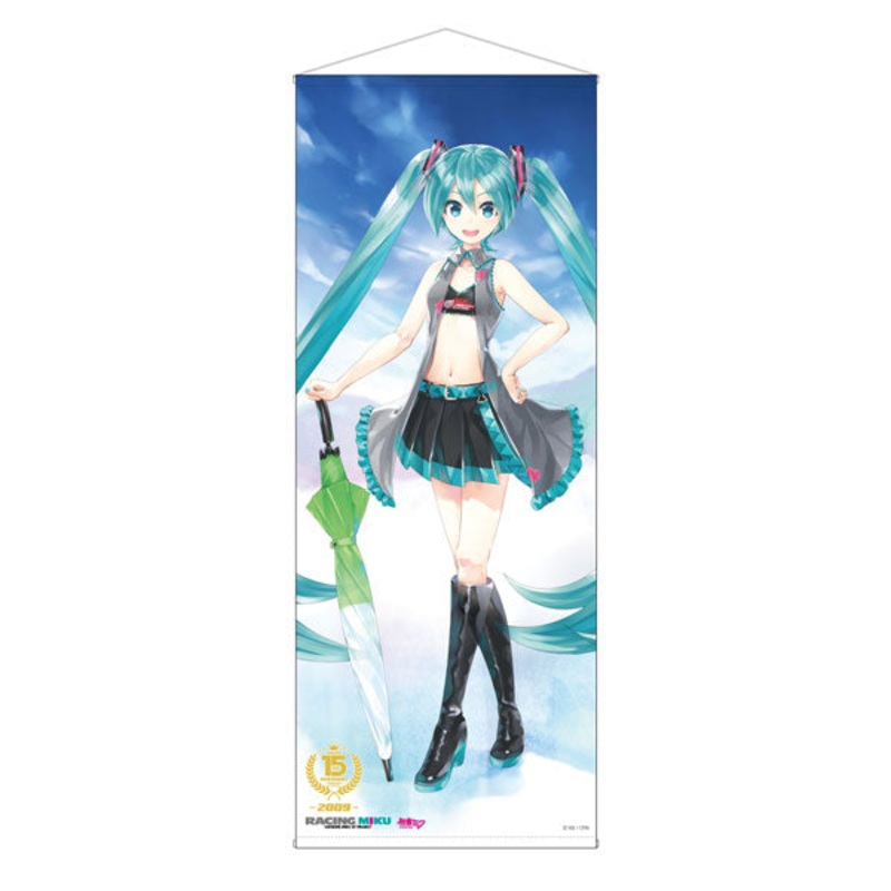 Hatsune Miku GT Project 15th Anniversary Life-size Wall Scroll 2009Ver.