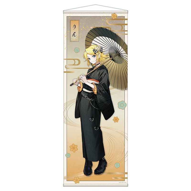 Hatsune Miku New Year SHOP 2024 Life-size Wall Scroll Kagamine Rin