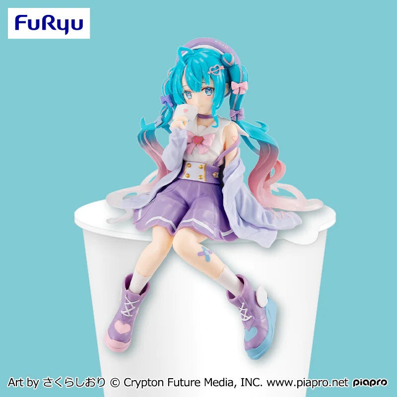 Hatsune Miku Noodle Stopper Figure – Sailor Suit in Love (Purple ver.) –