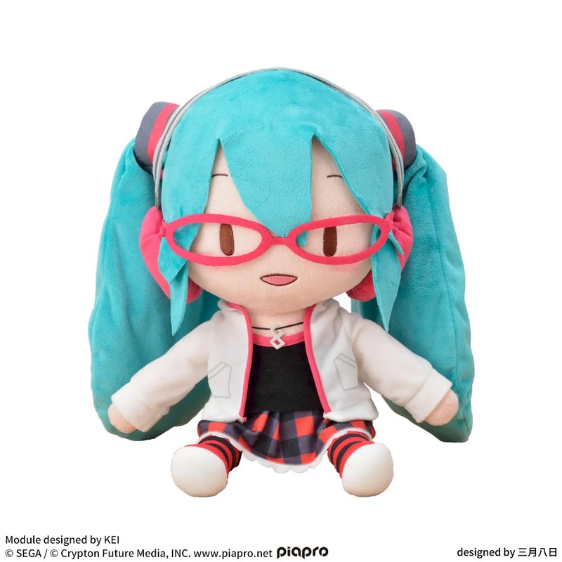 Hatsune Miku Project DIVA Arcade Future Tone – Fuwapuchi LL Plush Toy – Hatsune Miku Natural (Re-released)