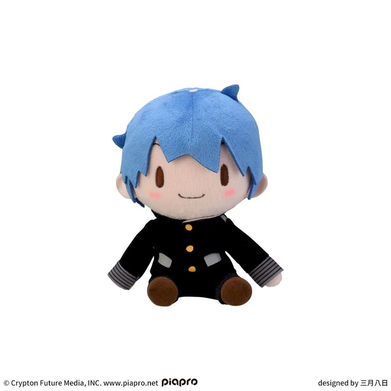 Hatsune Miku Series Fuwapuchi Mini Plush Toy KAITO School Uniform Ver.