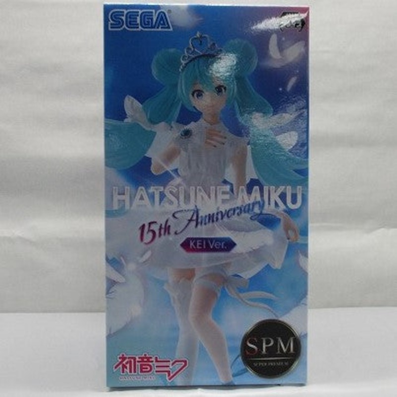 Sega Hatsune Miku Series SPM Super Premium Figure Hatsune Miku 15th Anniversary KEI Ver. 1059890