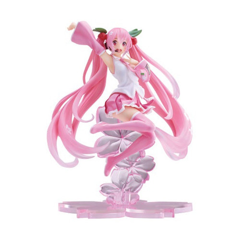 Taito Kuji Honpo Sakura Miku Lottery A-Prize Illustrated Figure ~Jump Ver.~