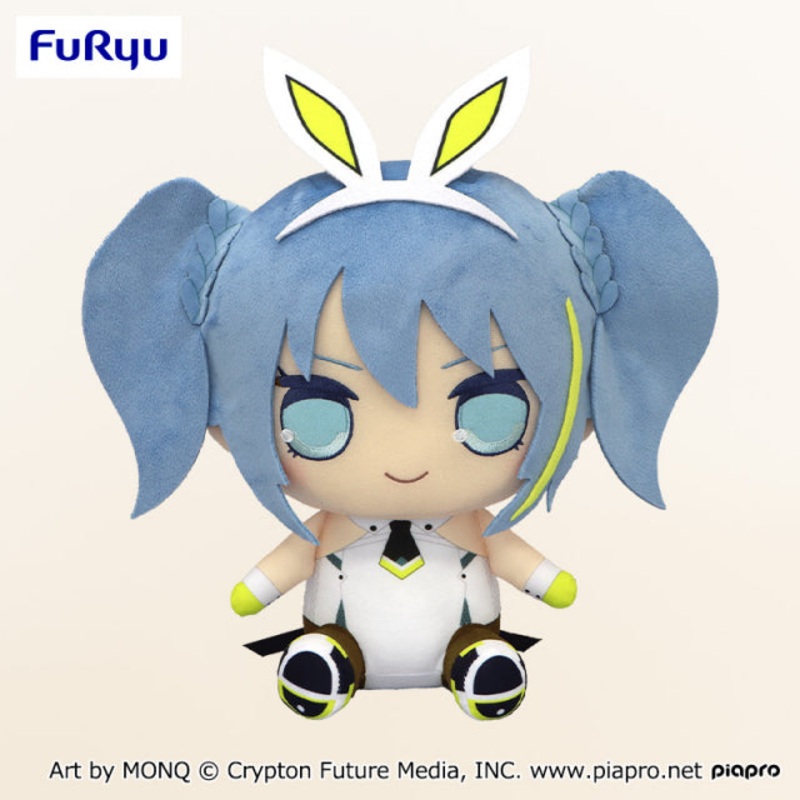Hatsune Miku Kurumaru BIG Plush Toy – Street Bunny Ver.
