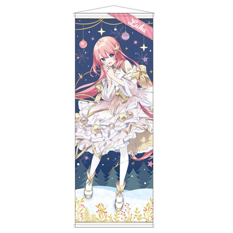 Hatsune Miku Xmas SHOP 2023 Life-size Wall Scroll Megurine Luka