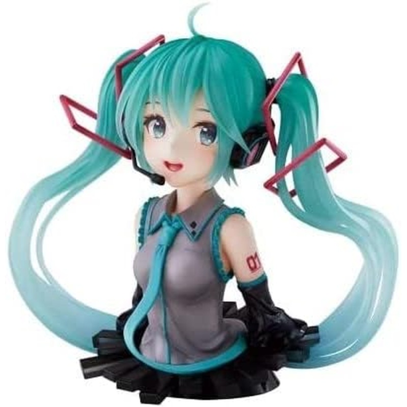 Taito Kuji Hatsune 39 (Miku) Day Commemorative Lottery A-Prize Bust Figure (Gray)