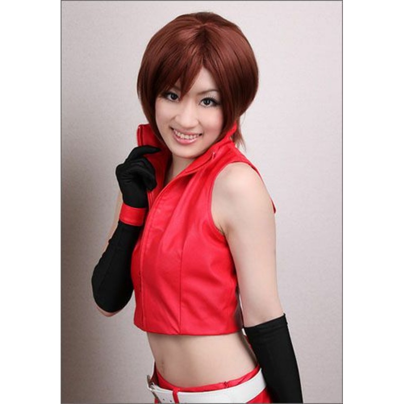 “VOCALOID” MEIKO style cosplay wig