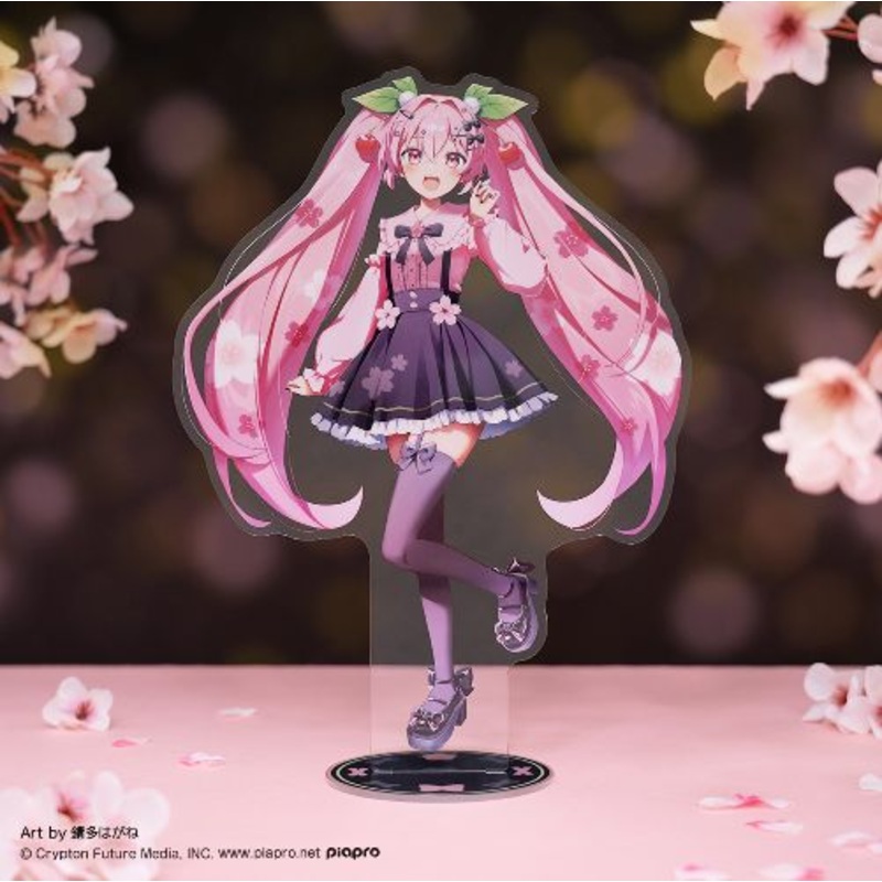 Sakura Miku SAKURASUBCULTURE – Extra Large Clear Stand Sakura Miku 2 [TAITO-Kuji  Prize B]