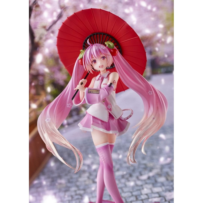 Taito Kuji Honpo Sakura Miku – 2nd Season – A Prize Illustrated Figure ~ Japanese Umbrella Ver.~