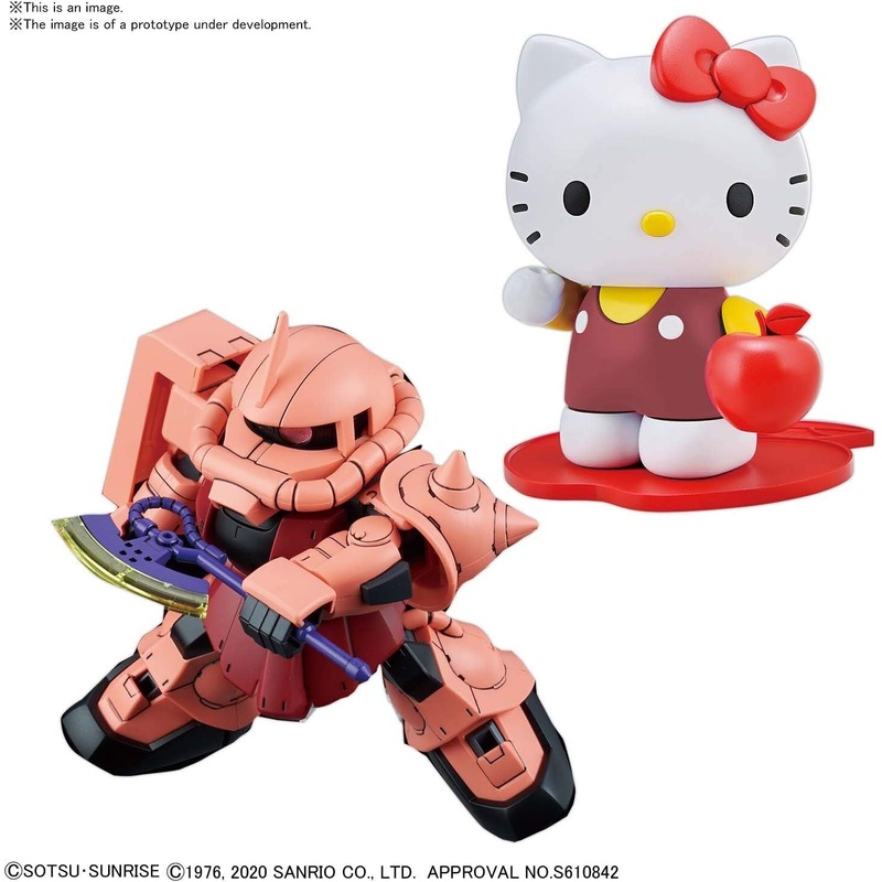 SD Gundam Cross Silhouette SDCS Hello Kitty / Char’s Custom ZAKU II