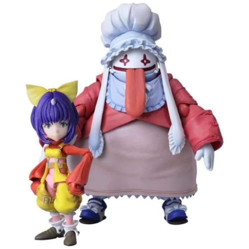 FINAL FANTASY IX BRING ARTS Eiko Carol & Quina Quen Action Figures