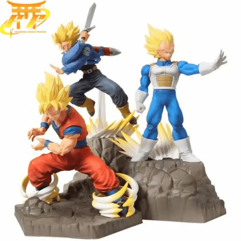 Figure Son Goku, Vegeta and Trunks -Dragon Ball Z