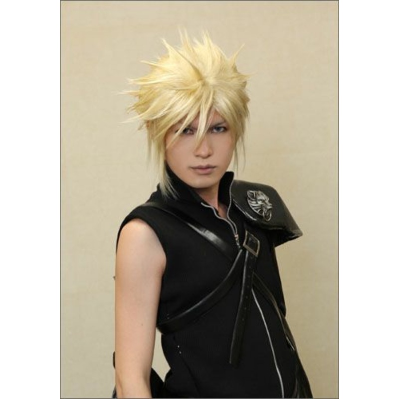 FINAL FANTASY Cloud Strife style cosplay wig
