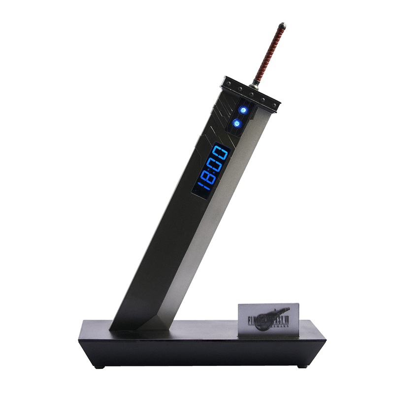 Final Fantasy VII Remake Digital Clock [Buster Sword]