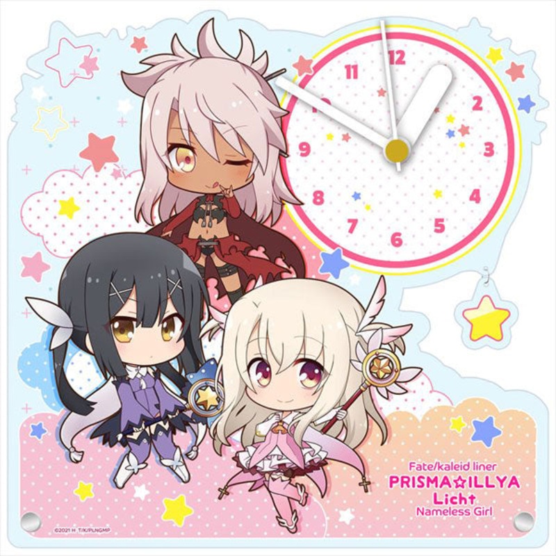 Movie “Fate/kaleid liner Prisma Illya Licht – The Nameless Girl” Puchichoko Acrylic Table Clock
