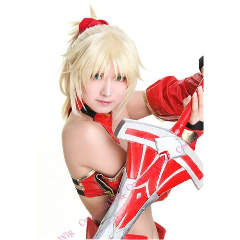 “Fate/Grand Order” Mordred style cosplay wig