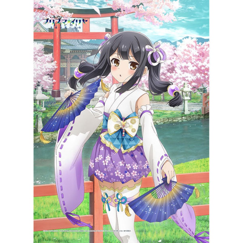 Movie “Movie Fate/Kaleid Liner Prisma Illya: Licht – The Nameless Girl” New Illustration B2 Wall Scroll (Miyu / Shrine Maiden) Double Suede(Pre-order)