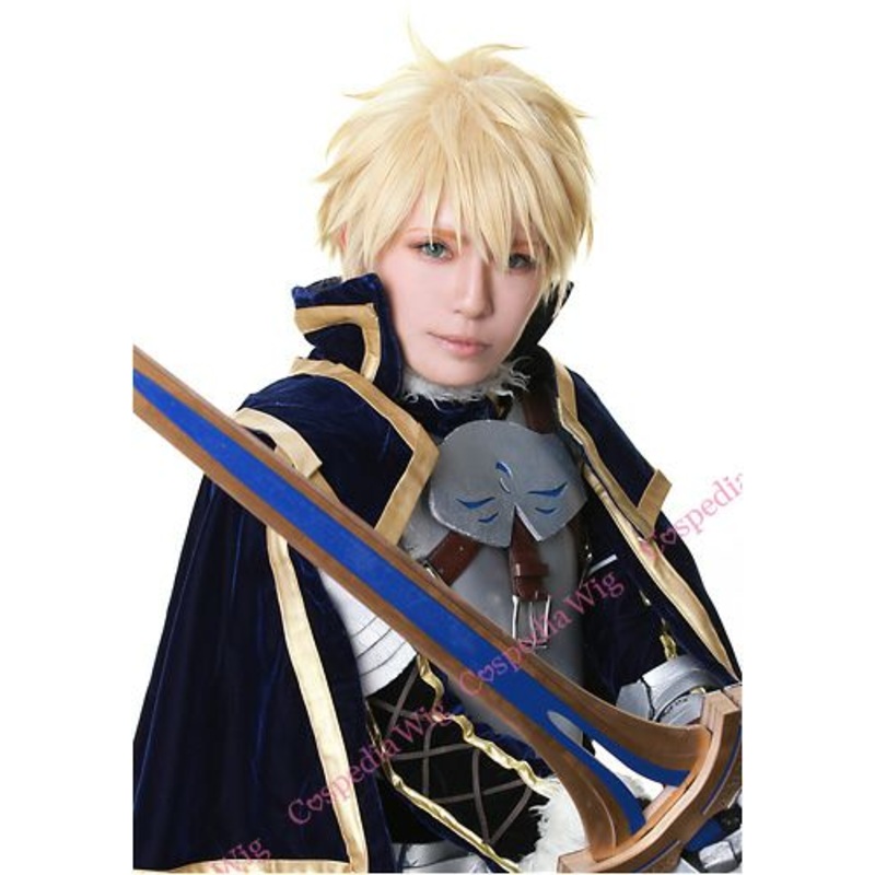 “Fate/Grand Order” Arthur Pendragon style cosplay wig
