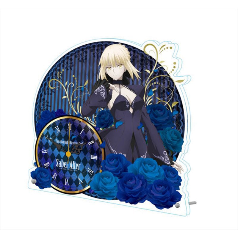Movie “Fate/stay night [Heaven’s Feel]” Acrylic Table Clock Saber Alter