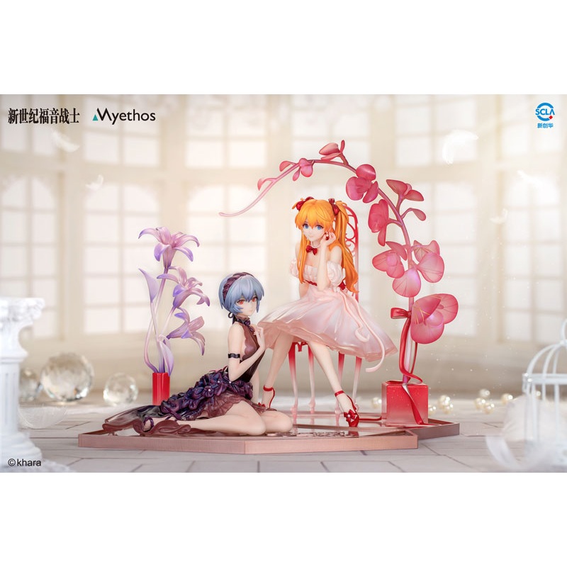 Evangelion Rei Ayanami & Asuka Langley Shikinami Whisper of Flower Ver. 1/7 Complete Figure