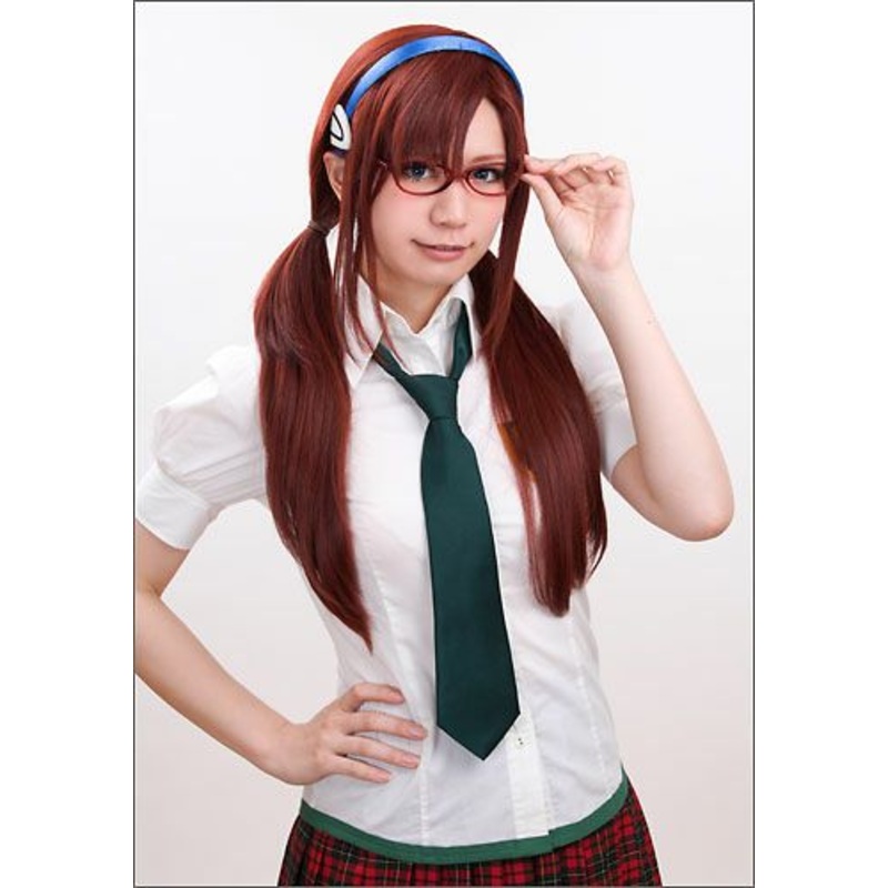 NEON GENESIS EVANGELION Makinami Mari Illustrious style cosplay wig
