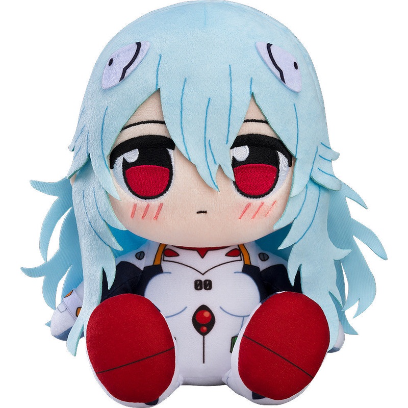 Rebuild of Evangelion Kuripan Plushie Ayanami Rei Long (Long Hair: White Plugsuit)