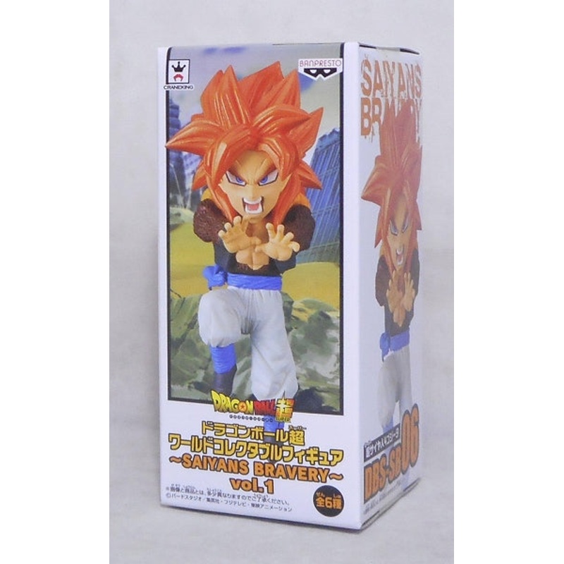 Dragon Ball Super World Collectable Figure -SAIYANS BRAVERY -vol.1 Super Saiyan 4 Gojita 38015