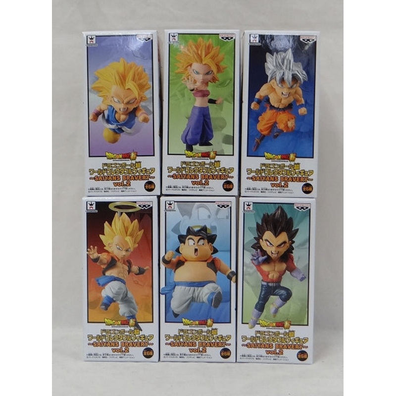 Dragon Ball Super World Collectable Figure -SAIYANS BRAVERY ~ vol.2 6 types set 38203