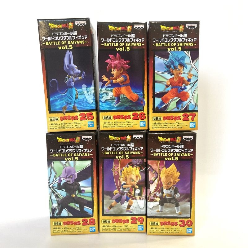 Dragon Ball Z World Collectable Figure -Battle of Saiyans -Vol.5 6 types set 82827