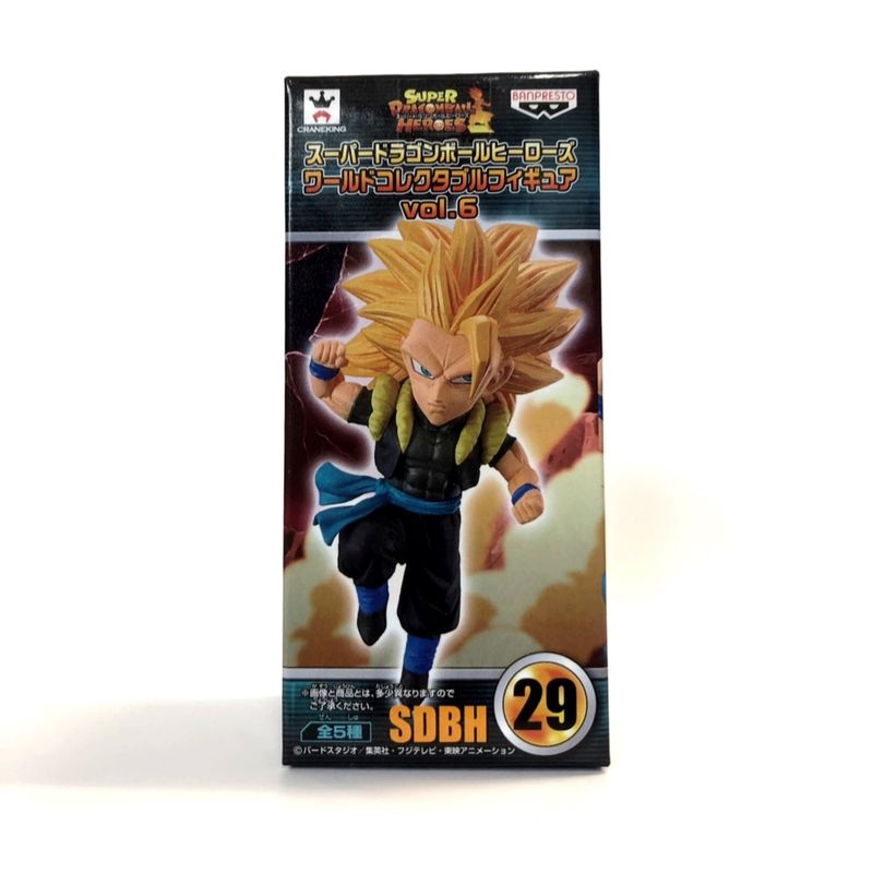 Super Dragon Ball Heroes Heroes World Collectable Figure Vol.6 SDBH29 Super Saiyan 3 Gogita: Xeno 39344