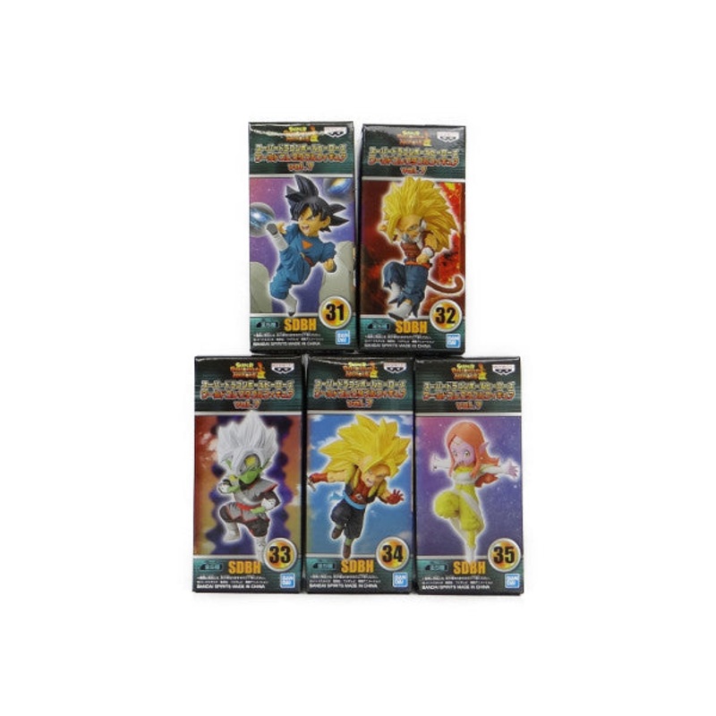 Super Dragon Ball Heroes World Collectable Figure Vol.7 5 types set 39565