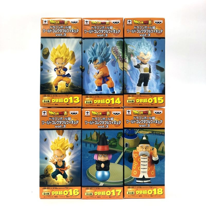 Dragon Ball Super World Collectable Figure Vol.3 6 Types Set 36383
