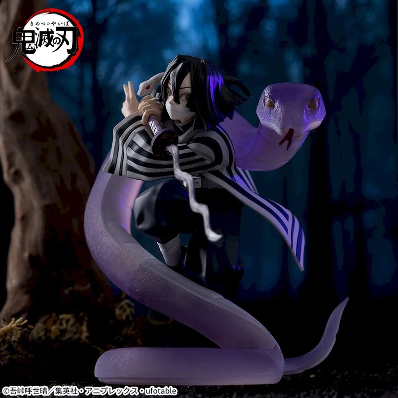 Anime Demon Slayer: Kimetsu no Yaiba XrossLink Figure – Obanai Iguro – Hashira Training Arc