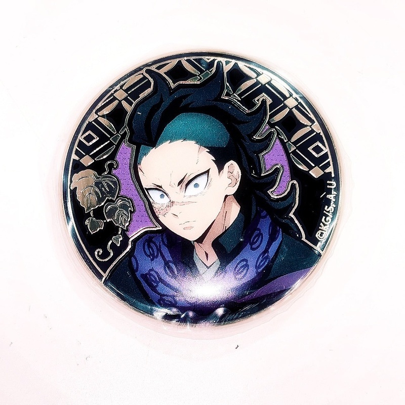 Demon Slayer Agf2024 Relief Metal Tin Badge Genya Shinazugawa