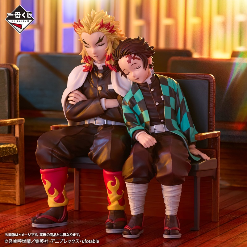 Demon Slayer – Traces of Connected Paths – Revible Moment – Tanjiro Kamado & Kyojuro Rengoku Last One Ver. [Ichiban-Kuji Last One Prize]