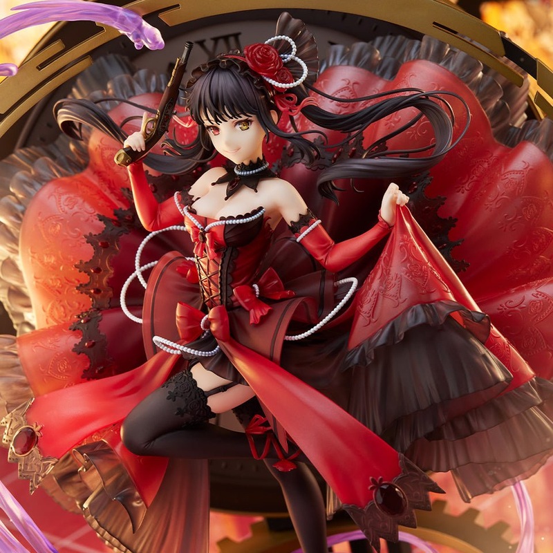 Date A Bullet: Dead or Bullet- Tokisaki Kurumi – Pigeon Blood Ruby Dress Ver. 1/7th Scale Figure