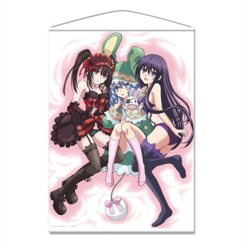Date A Live III B1 Wall Scroll [Tohka Yatogami & Kurumi Tokisaki & Yoshino]