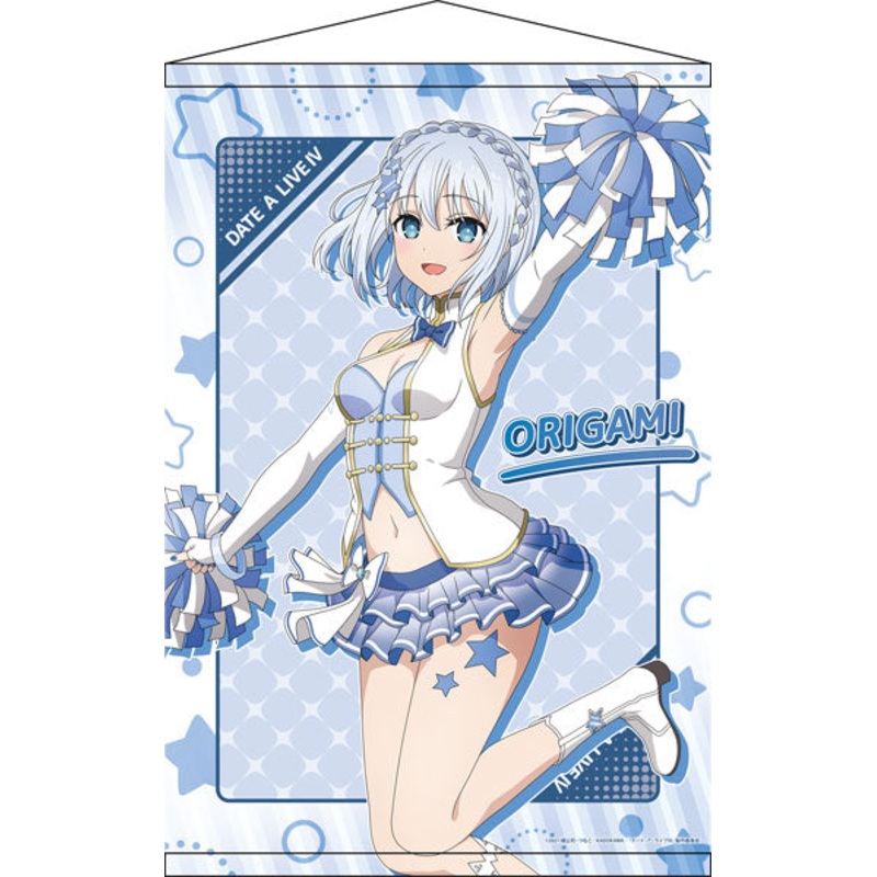 Date A Live IV New Illustration B2 Wall Scroll Origami Tobiichi Cheerleader